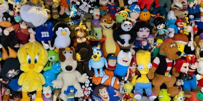 white red and yellow robot toy