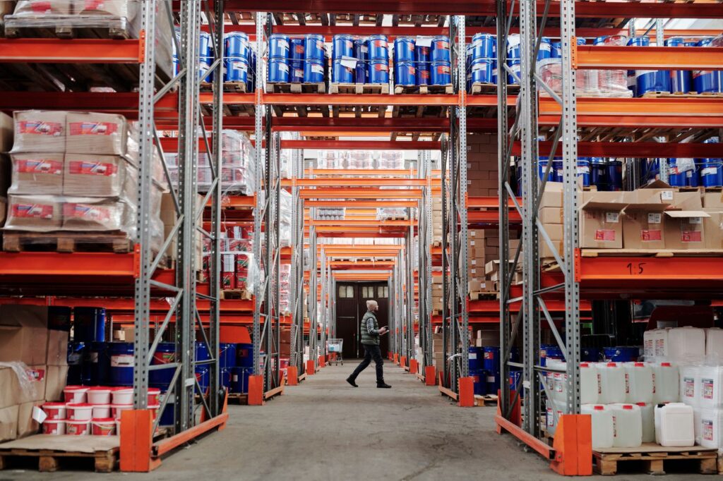 Ilustracija logistike i organizacije poslovanja za velike projekte